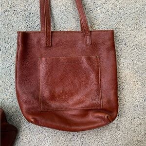Portland Leather Brown Tote Bag